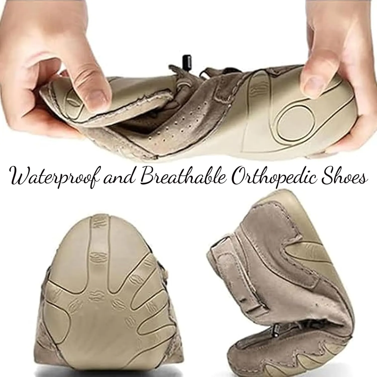 Vogany Shoes Orthopedic Sneakers for Women and Men,Vogldeck - Waterproof and Breathable Orthopedic Shoes Waterproof Unisex Walking Hiking Shoes Shoes for Men