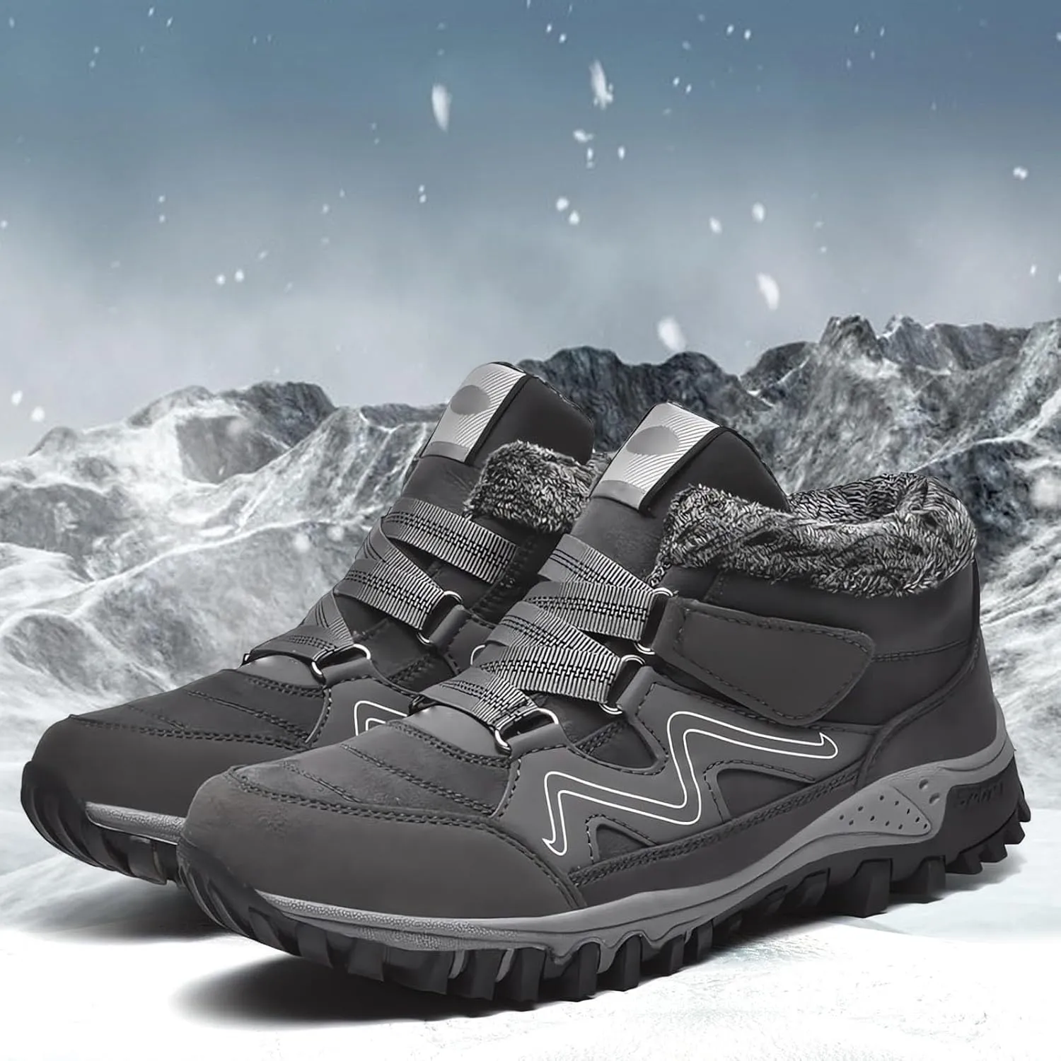 Waterproof Snow Boots for Women Cute Waterproof Non Slip Winter Boots Women Knee High Winter Boots for Women Non Slip Tall Snow Boots Waterproof Insulated Snow Boots for Waterproof