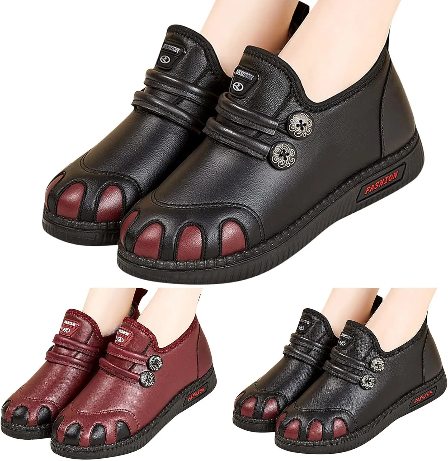 Winter Boots for Women Waterproof Snow Wide Calf Womens Winter Duck Boots Waterproof Insulated Snow Boots Womens Waterproof Outdoor Boots Women 9.5 Snow Boots Wide Feet