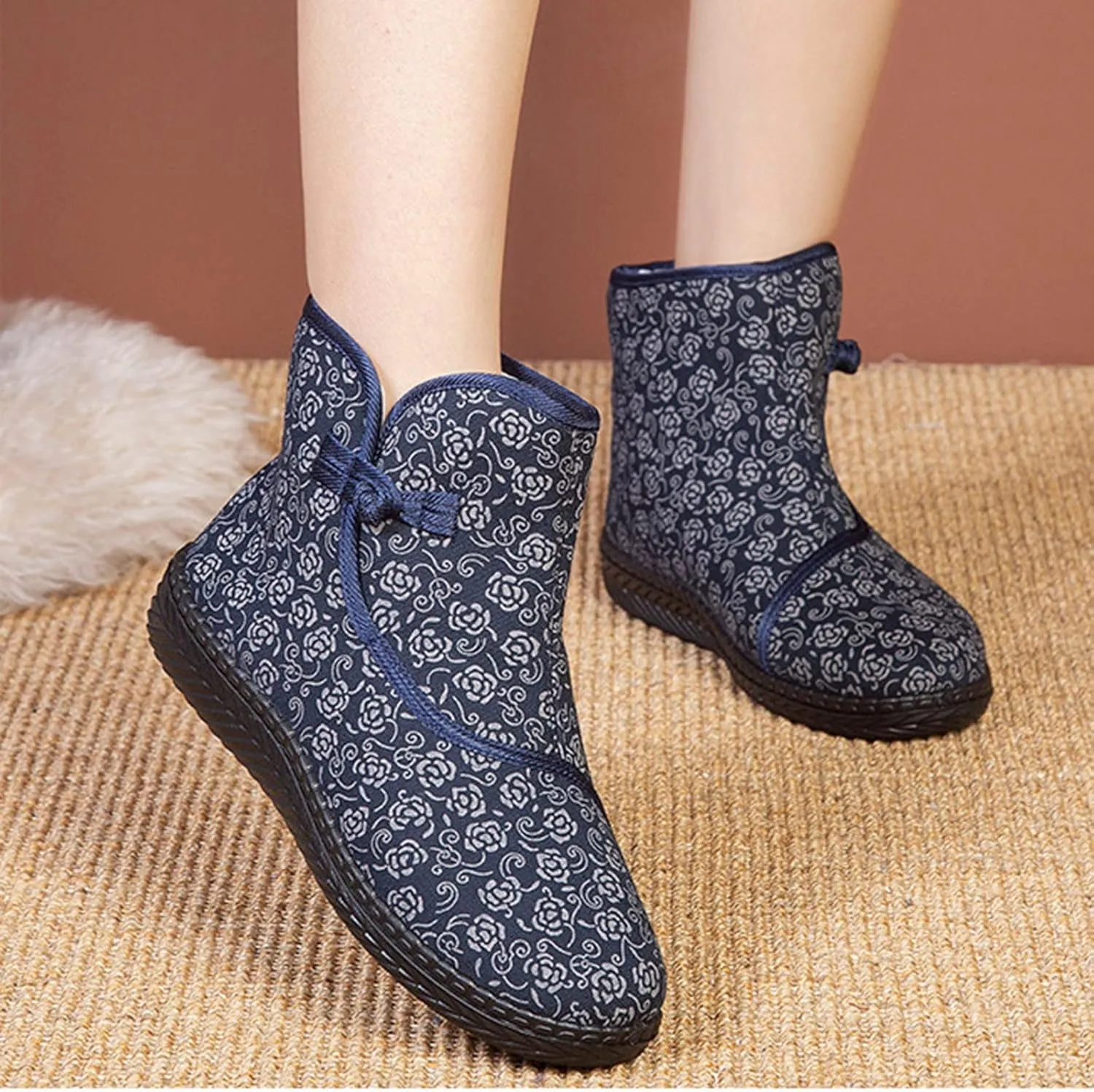 Winter Boots for Women Waterproof Wide Calf Women's Composite Toe Waterproof Work Boots Womens Snow Boots Wide Calf Womens Waterproof Snow Walking Boots Botas Invierno Mujer