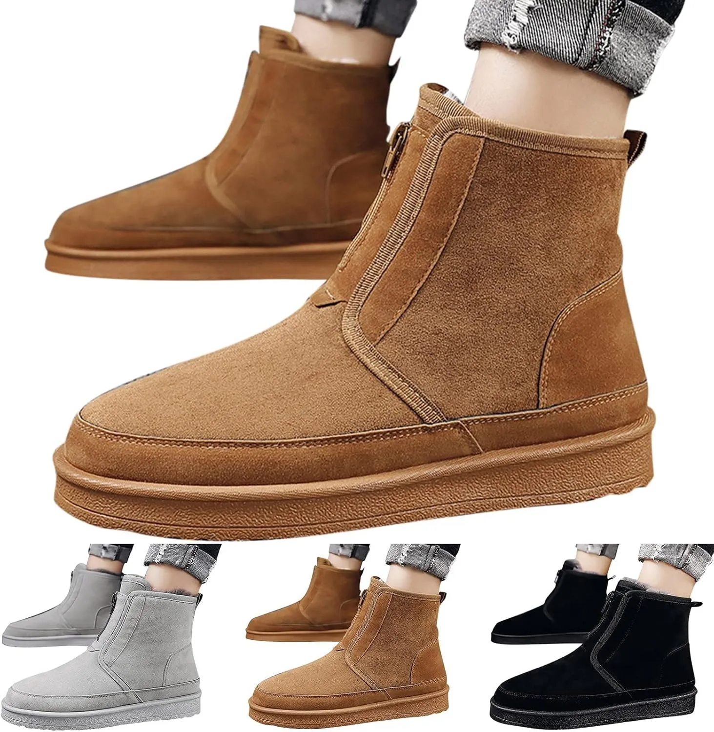 Winter Snow Boots for Women Waterproof Womens Winter Boots Ankle Wide Width Winter Boots for Women Snow Waterproof Boots Women Outdoor Waterproof Waterproof Snow Hiking Shoes Women