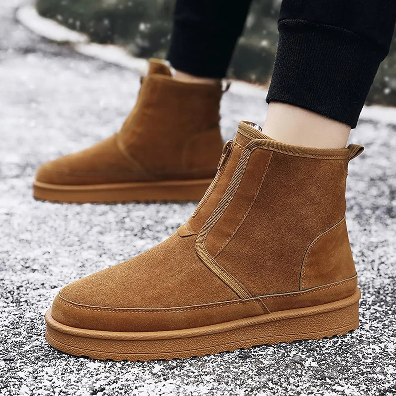 Winter Snow Boots for Women Waterproof Womens Winter Boots Ankle Wide Width Winter Boots for Women Snow Waterproof Boots Women Outdoor Waterproof Waterproof Snow Hiking Shoes Women