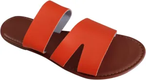 Women Flat Sandals Summer Dressy Casual Beach Slides Lightweight Comfort Slippers Slip on Holiday Sandal