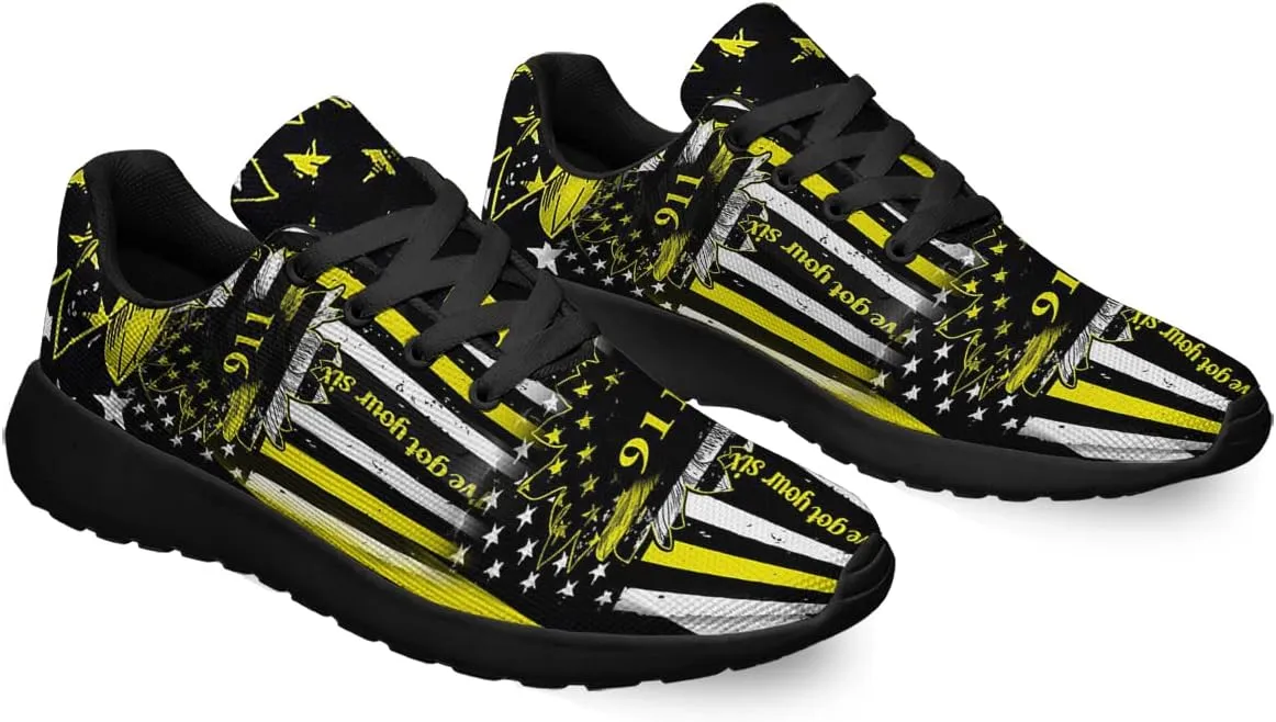 Women Men Road Running Shoes,Athletic Fashion 343 Firefighter Never Forget 911 Cool Sneaker for Girl,Boy,Gym,Walking,Hiking,Jogging,Tennis,Travel and More