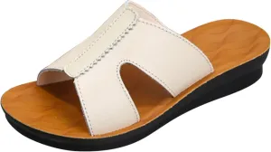 Women Slip on Roman Sandals Open Toe Summer Slides Comfortable Thick Sole Slippers Anti-Slip Lightweight Flat Sandal