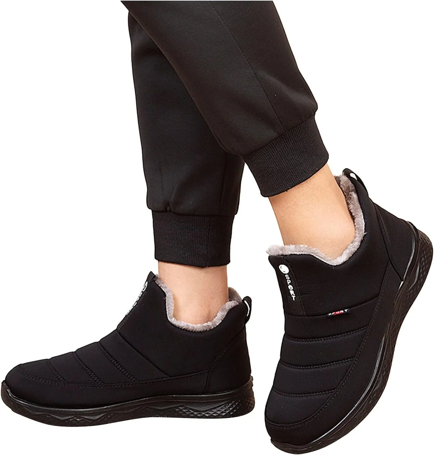 Women Snow Boots Waterproof Cute Women's Waterproof Boots Tall Winter Work Boots for Women Waterproof Womens Duck Boots Waterproof Size 11 Botas Nieve Para Mujer