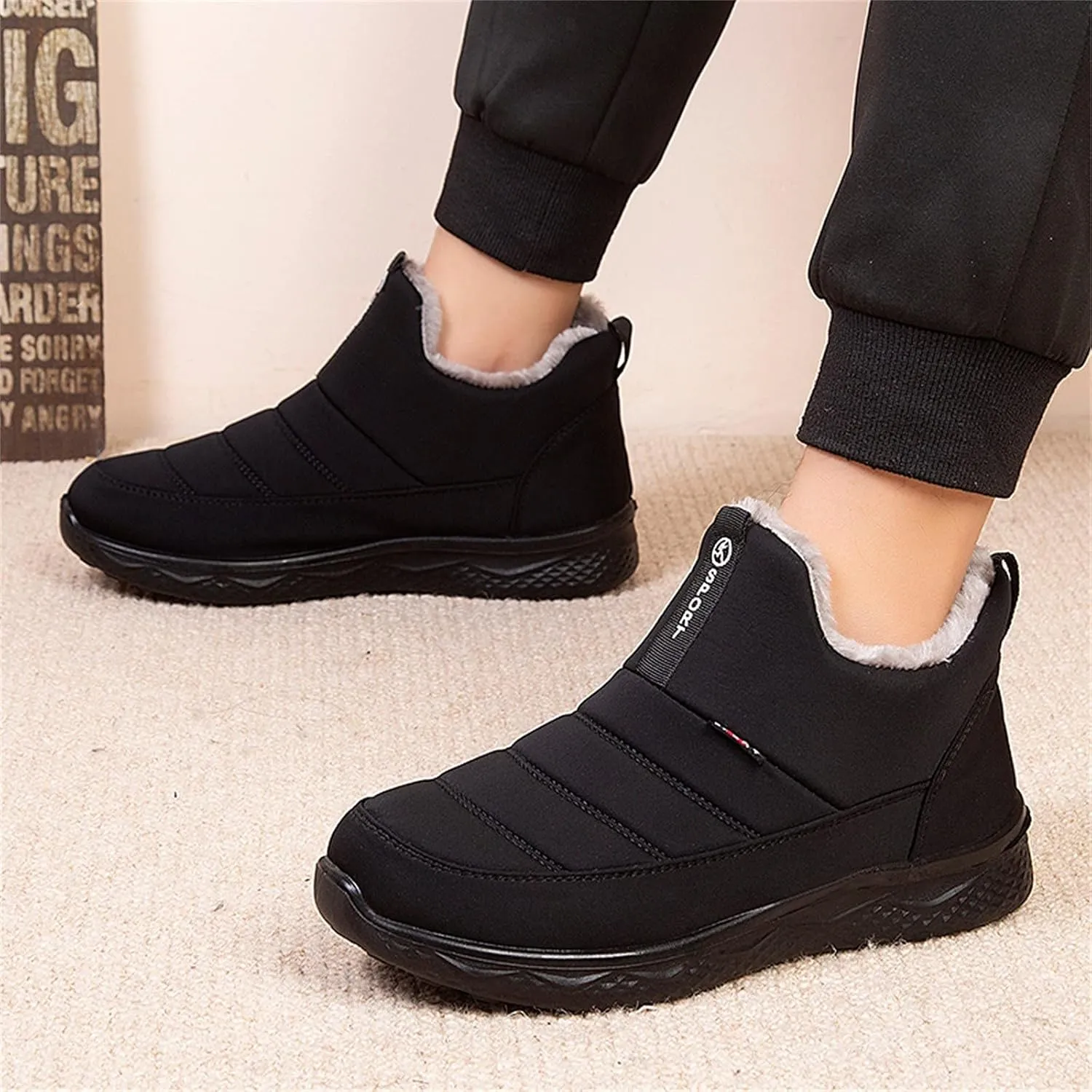 Women Snow Boots Waterproof Cute Women's Waterproof Boots Tall Winter Work Boots for Women Waterproof Womens Duck Boots Waterproof Size 11 Botas Nieve Para Mujer