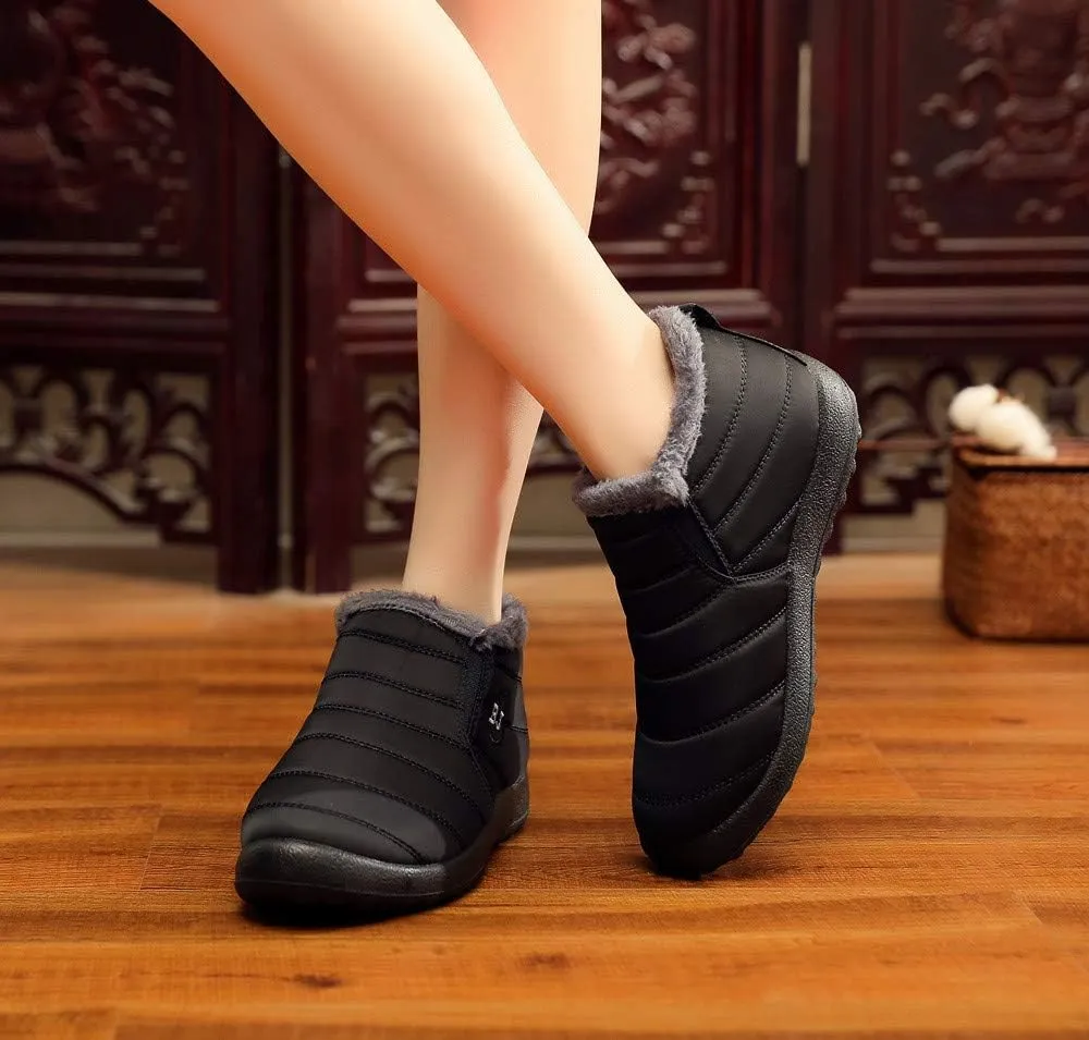Women's Ankle Snow Boots Waterproof Knee High Snow Boots for Woman Waterproof Women's Boots Winter Waterproof Boots for Winter Women's Tall Winter Dress Boots