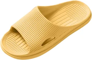 Women's Fashion Slippers Dry Quickly Lightweight Bath Slippers Non Slip Slides Sandals Shower Shoes for Women