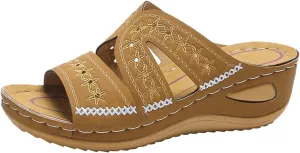 Women's Flat Sandals Walking Orthopedic Sandals Comfort Comfortable Women's Flat Summer Shoes