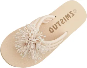 Womens Flat Slide Sandals Slip on Slides Shoes Summer Non Slip Flip Flops Flat Thick Soled Slippers