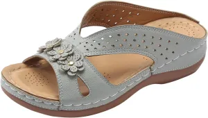 Womens Flip Flops Summer Dressy Wedge Sandals Orthopedic Platform Sandals Casual Comfortable Walking Shoes