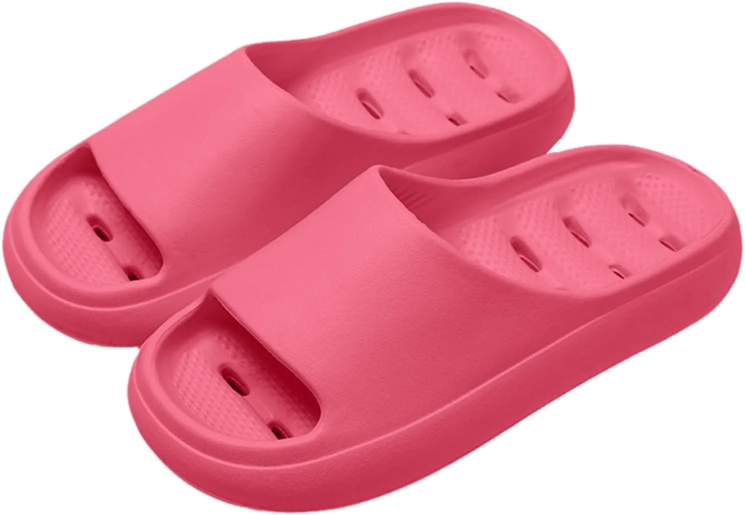Womens Fluff Yeah Slide Slipper Summer Shower Shoes for Women and Men Massage Pool Slides Soft Cushioned Slip Slides