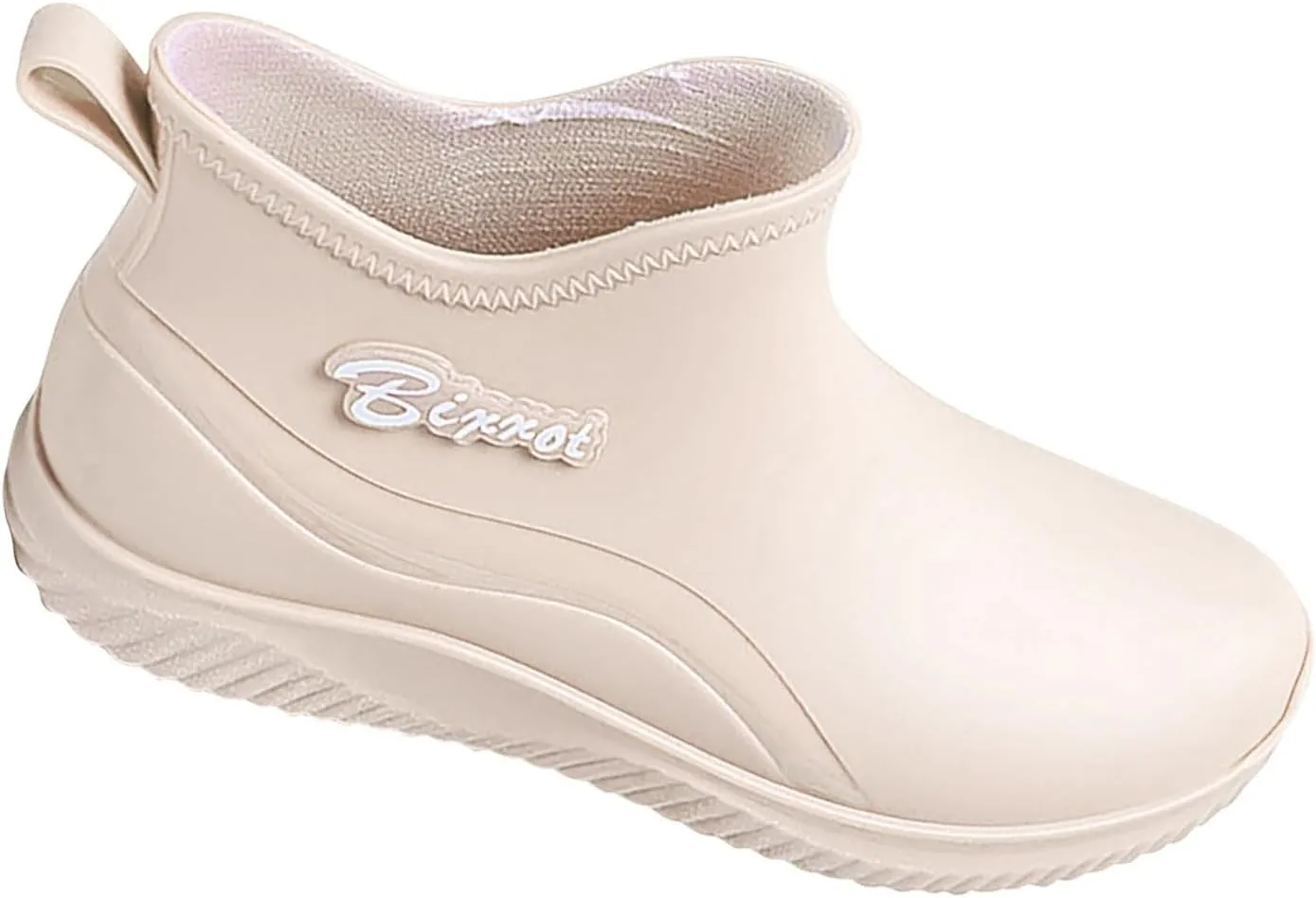 Womens Rain Boots Mid Calf Mens Grounded Footwear Fall Booties 2024 Low Heel Slip On Barefoot Shoes Women's Rubber Rain Boots Waterproof & Anti-slip Womens Chelsea Boots