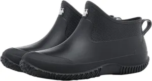Womens Rain Boots Waterproof Mens Grounded Footwear Chunky Ankle Booties Dress Barefoot Shoes Women's Mid Calf Rain Boots Printed Waterproof Womens Chelsea Boots
