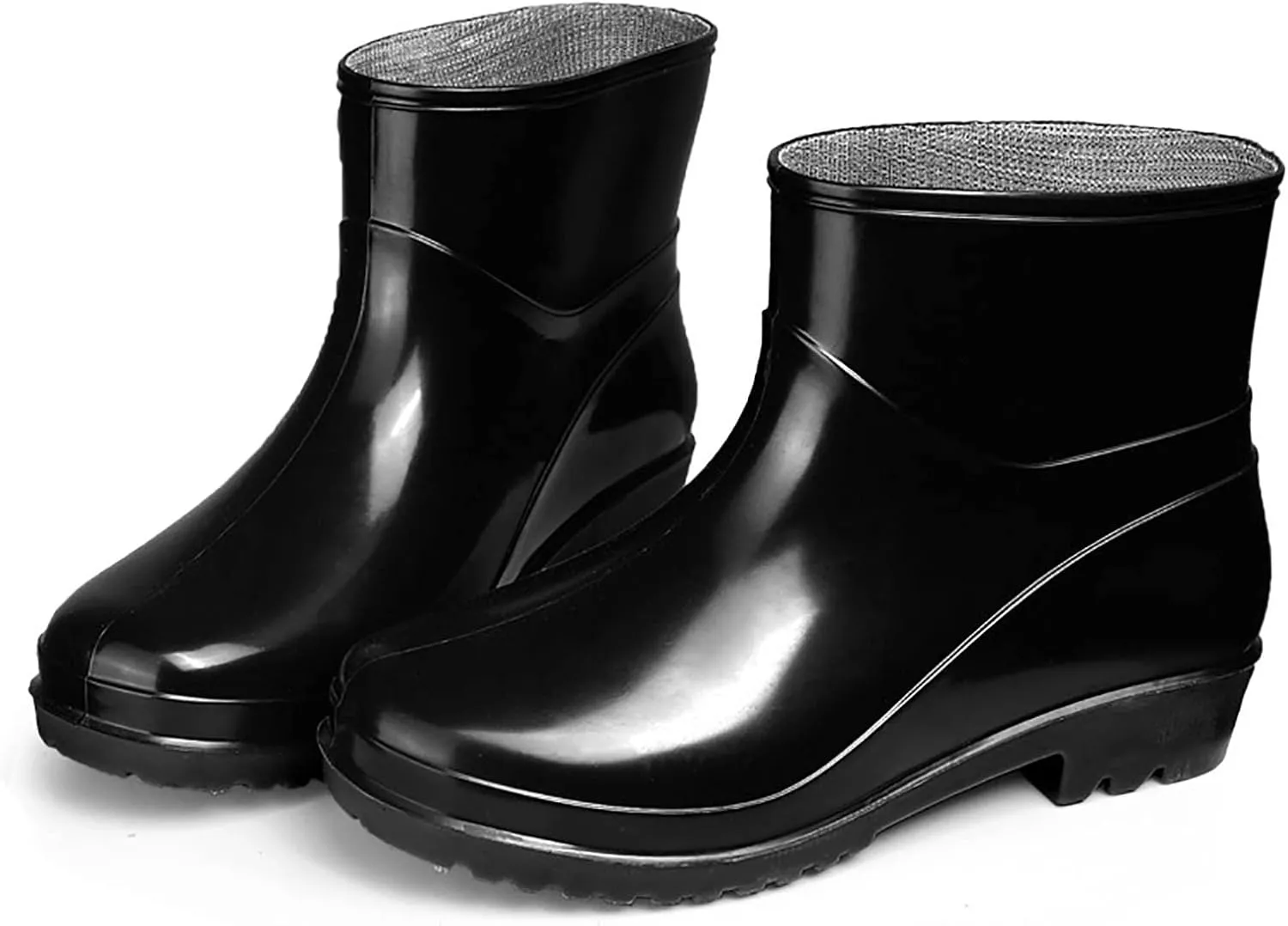 Womens Rain Boots Womens Rubber Boots for Boating Fishing Gardening Farming Anti-Slipping Slip-On Rain Shoes
