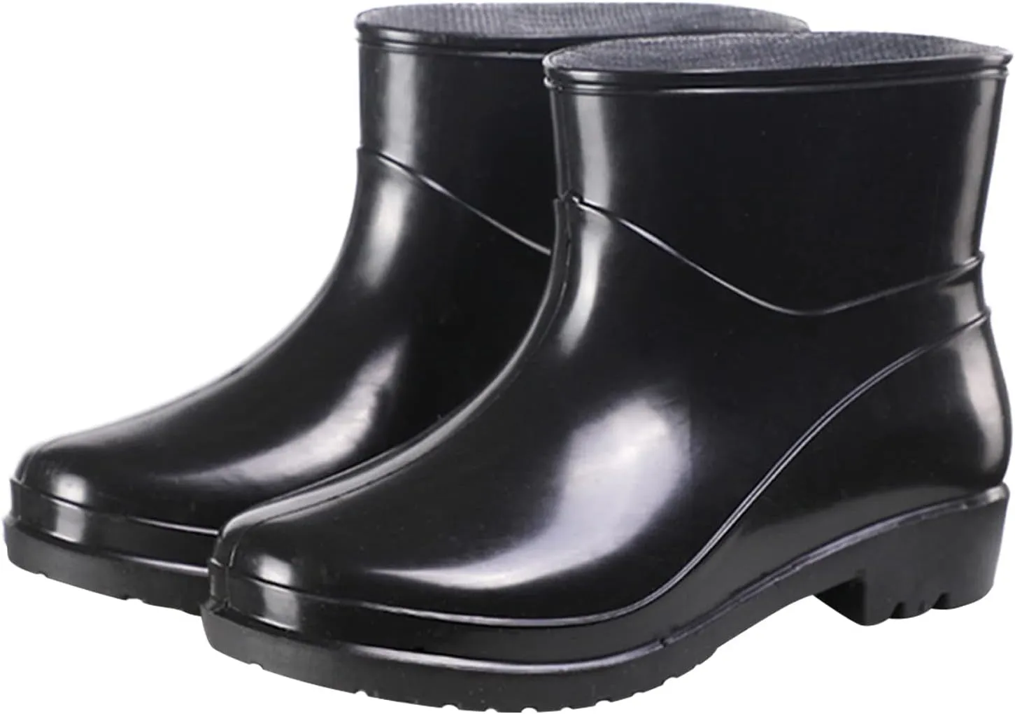 Womens Rain Boots Womens Rubber Boots for Boating Fishing Gardening Farming Anti-Slipping Slip-On Rain Shoes