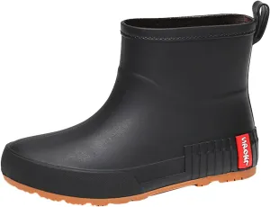 Womens Rain Boots Womens Rubber Boots Slip-On Slip-Resistant for Boating Fishing Gardening Farming Rain Shoes