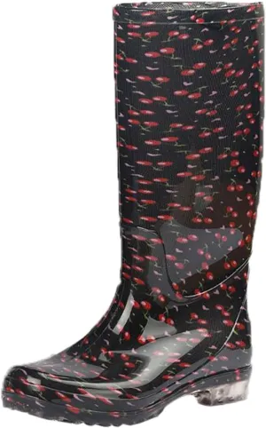 Womens Rubber Boots Womens Rain Boots Lightweight for Boating Fishing Gardening Farming Unisex Rain Shoes