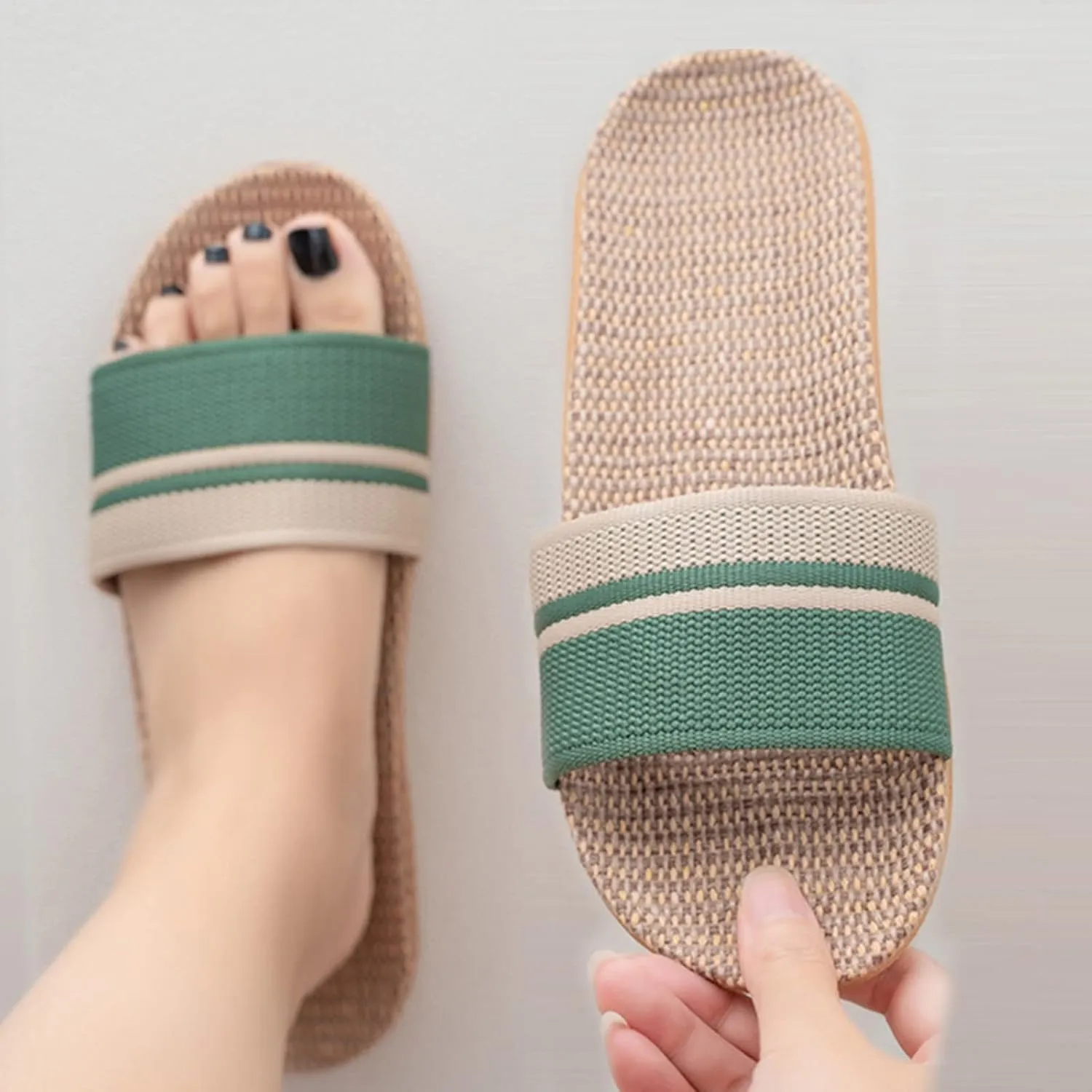 Women's Sandals Flat Sandals for Women Dressy Womens Flat for Women Summer Comfort Elastic Strap