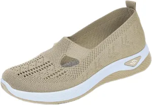 Women's Sandals Soft Arch Support Sandals Woven Orthopedic Breathable Sandals Outdoor Anti-Skid Sports Shoes