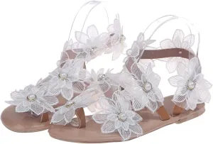 Women's Sandals Womens Flat Sandals Flat for Women Wide Arch Support Comfortable Casual