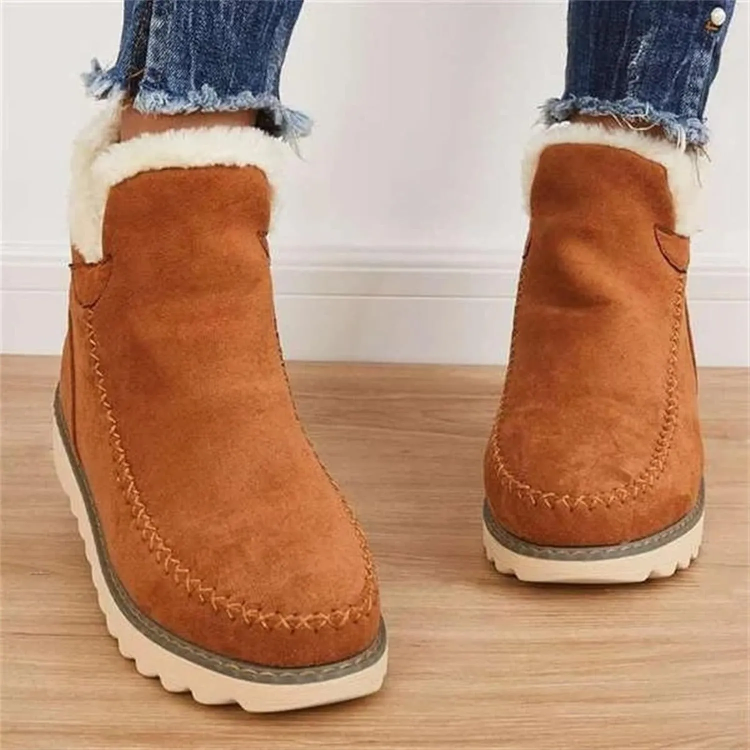 Womens Snow Boots Waterproof Wide Winter Long Boots for Women Waterproof Snow Insulated Women Winter Boots Non Slip Woman Waterproof Snow Boots Botas Para Motocicleta Mujer