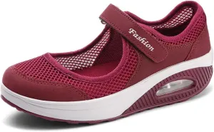Womens Walking Shoes Hollow Out Comfortable Working Nurse Sandals Non Slip Orthopedic Shoes Breathable Lightweight Casual Nursing Orthotic Sandals 2025