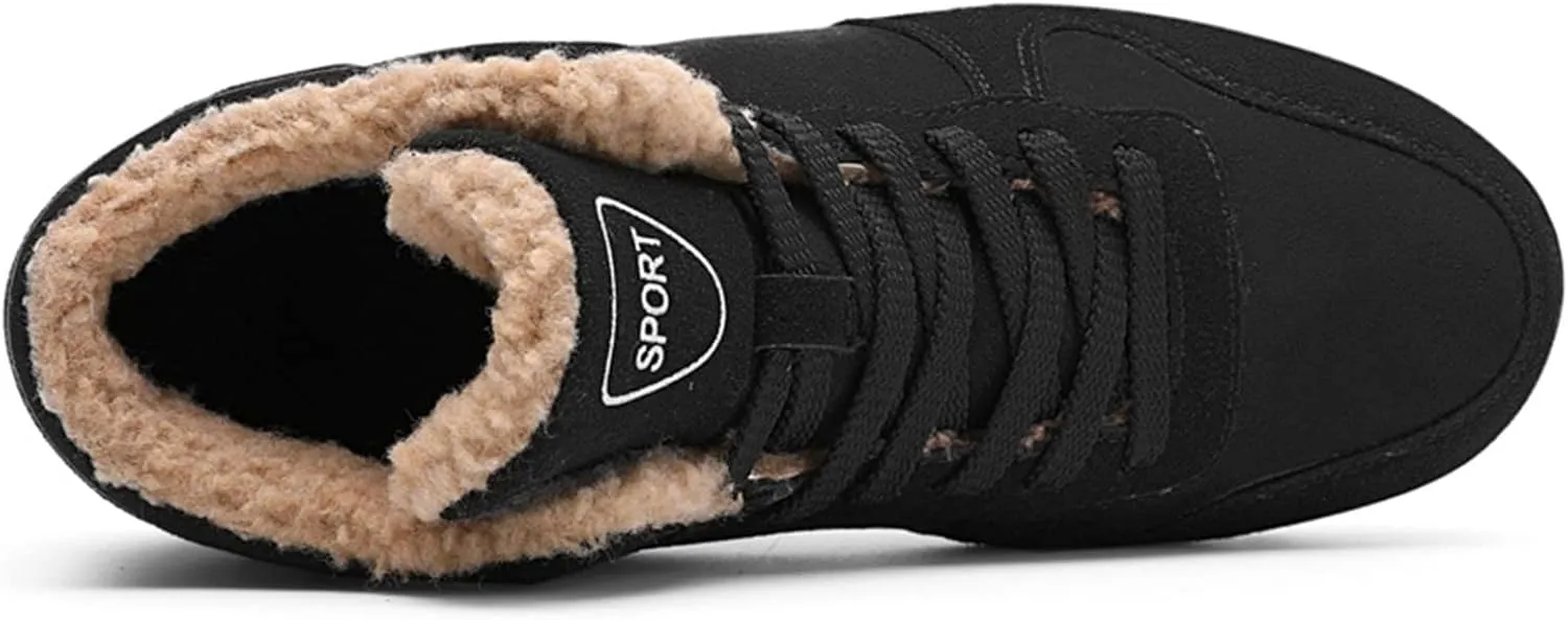 Womens Winter Snow Boots Slip on Snow Boots for Women Waterproof Anti Slip Women's Snow Boot Woman Waterproof Snow Boots Womens Tall Leather Waterproof Boots