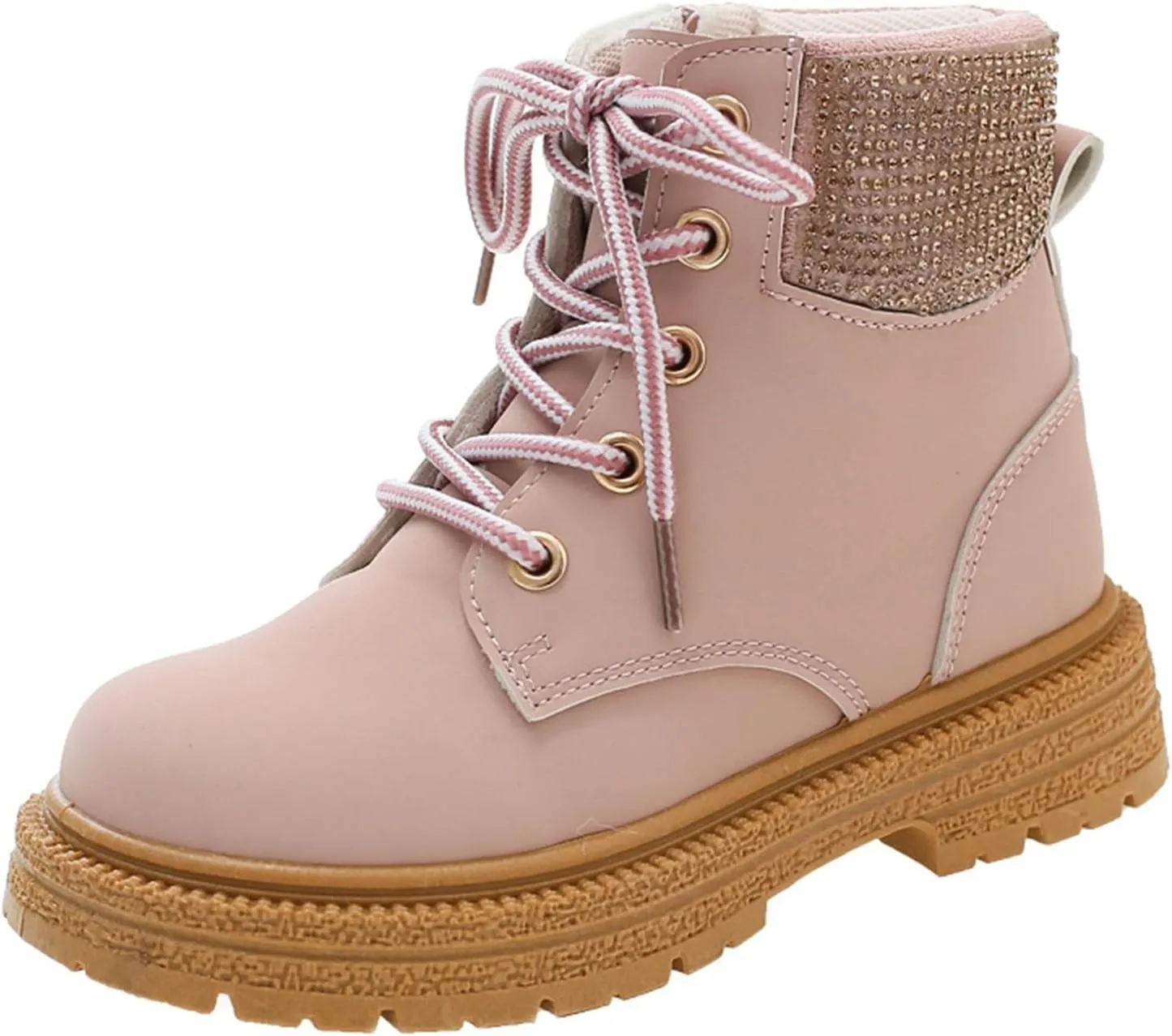 Yanzhenglip Girls' Anti Slip Boots for Middle and Large Children Fashionable Anti Slip Soft Soled Size 9 Toddler Shoes Girls Boots