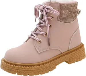 Yanzhenglip Girls' Anti Slip Boots for Middle and Large Children Fashionable Anti Slip Soft Soled Size 9 Toddler Shoes Girls Boots